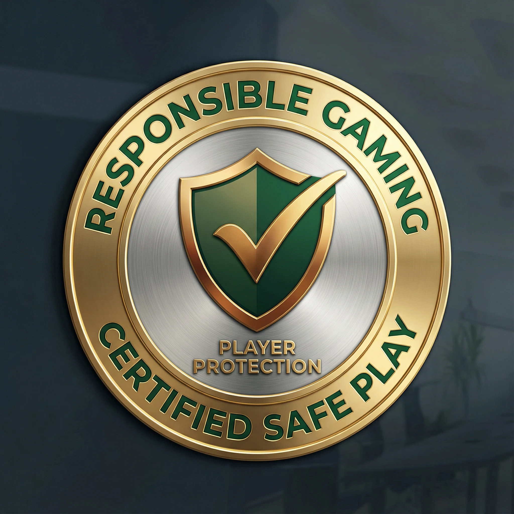 Icono de juego responsable y protección al jugador